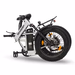 Sharp BK-FM03E-S bicicletta elettrica Nero, Argento Alluminio 17 50,8 cm (20") 28 kg - Vista aggiuntiva 2