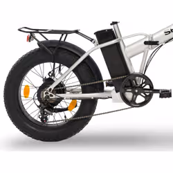 Sharp BK-FM03E-S bicicletta elettrica Nero, Argento Alluminio 17 50,8 cm (20") 28 kg - Vista aggiuntiva 3