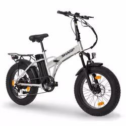 Sharp BK-FM03E-S bicicletta elettrica Nero, Argento Alluminio 17 50,8 cm (20") 28 kg - Vista aggiuntiva 6