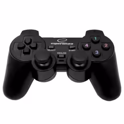 Esperanza EG102, Gamepad, PC, Playstation 3, D-pad, Analogico/Digitale, Cablato, USB 2.0