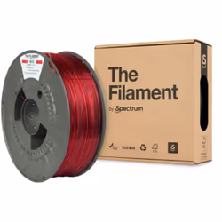 Spectrum Filaments TF-24028 materiale di stampa 3D Polietilene Tereftalato Glicole (PETG) Rosso 1 kg - Vista aggiuntiva 3