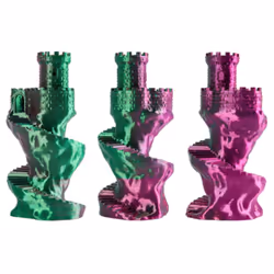 Spectrum Filaments 81407 materiale di stampa 3D Acido polilattico (PLA), Seta Multicolore 1 kg - Vista aggiuntiva 3