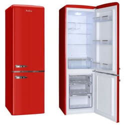 Amica KGCR 387100 R frigorifero con congelatore Libera installazione 244 L E Rosso