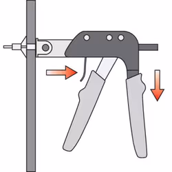 Yato YT-51450 strumento per spinare Pinza per montaggio di tasselli - Vista aggiuntiva 5