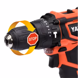 Yato YT-82783 trapano 1650 Giri/min Senza chiave 1,2 kg Nero, Rosso
