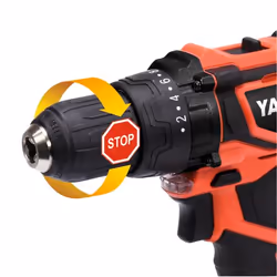 Yato YT-82795 trapano 2000 Giri/min Senza chiave 1,2 kg Nero, Rosso