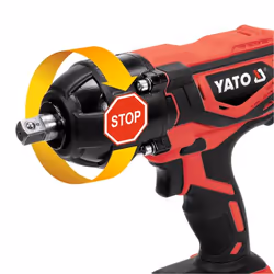 Yato YT-82804 avvitatore a batteria 1/2" 2200 Giri/min 300 Nm Nero, Arancione 18 V - Vista aggiuntiva 5