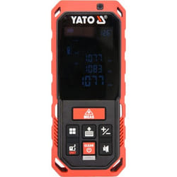 Yato YT-73126 misuratore di distanza Distanziometro laser Nero, Rosso 40 m