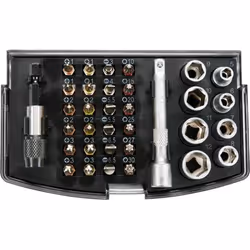 Yato YT-04623, 34 pz, Phillips, Viti a croce, Fessura, Torcia, Acciaio al cromo vanadio, Scatola