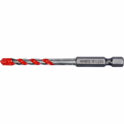Yato YT-44782, Trapano, Punta per trapano elicoidale, 5 mm, 85 mm, Alluminio, Ceramica, Cemento, Cloruro di polivinile (PVC), ...