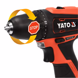 Yato YT-82901 cacciavite elettrico e avvitatore a impulso 1300 Giri/min Nero, Rosso - Vista aggiuntiva 4