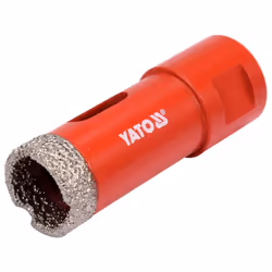 Yato YT-60444, Trapano, Punta di trapano diamantata, 2 cm, Pietra, Granito, Ceramica, Acciaio al carbonio, Argento