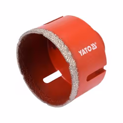 Yato YT-60447, Trapano, Punta di trapano diamantata, 6,8 cm, Ceramica, Granito, Acciaio al carbonio, Rosso