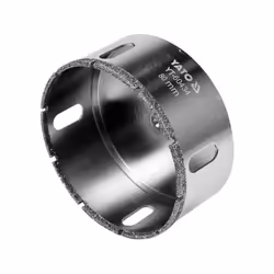 Yato YT-60434, Trapano, Punta di trapano diamantata, 8 cm, Ceramica, Pietra, Acciaio al carbonio, Attacco cilindrico