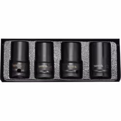 Yato YT-06030, Rimuovi-bulloni, Acciaio al carbonio, Nero, 1,27 cm, 17, 18.5, 21.5, 26 mm, Nero