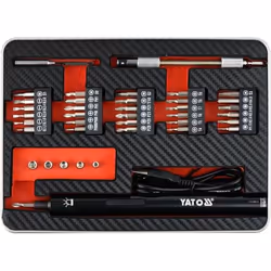 Yato YT-27930, Cacciavite elettrico, Maniglia dritta, Nero, 45,6 dB, Batteria, 3,6 V