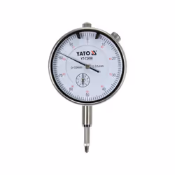 Yato YT-72450, Manometro analogico, Argento, Nero, Bianco, 1 cm, mm, Metallo, 0,01 mm