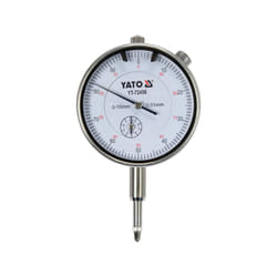 Yato YT-72450 indicatore/manometro a quadrante Manometro analogico Argento, Nero, Bianco 1 cm mm