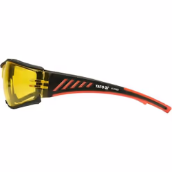Yato YT-73621 occhialini e occhiali di sicurezza EVA (Acetato del vinile dell'etilene), Polipropilene (PP) Nero, Giallo