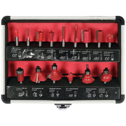 Yato YT-68007 punta per fresa Set di punte 15 pz