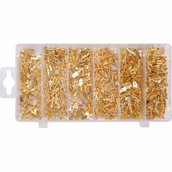 Yato YT-068684, Connettore piggyback, Ottone, Oro, 600 pz, Scatola