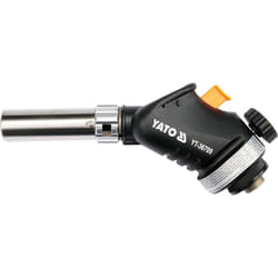 Yato YT-36709 saldatore Saldatore a gas 1600 °C Nero, Acciaio inox
