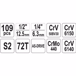 Yato YT-38891 set di strumenti meccanici - Vista aggiuntiva 6