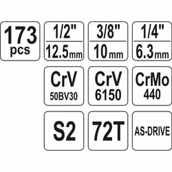 Yato YT-38931 set di strumenti meccanici - Vista aggiuntiva 5