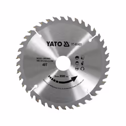Yato YT-60489, Plastica, Legno, 19 cm, 3 cm, Punta a carburo di tungsteno (TCT), 2,2 mm, 8500 Giri/min