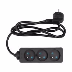 VOREL 72615, 1,5 m, 3 presa(e) AC, 230 V, 50 Hz, 1 pz