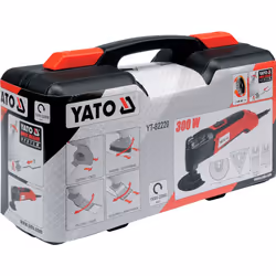 Yato YT-82220 multi-strumento oscillante Nero, Rosso 300 W 22000 OPM - Vista aggiuntiva 6
