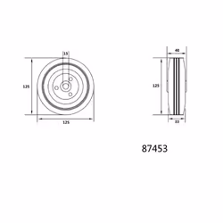 VOREL 87453 parte e accessorio della coclea di scarico 1 pz