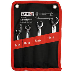 Yato - YT-0143 - Due chiavi piatte 8-17 fori mm