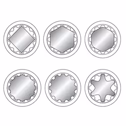 Yato YT-1475 bussola e set di bussole