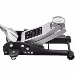 Yato YT-1721, Auto, 2500 kg, Martinetto meccanico, 8,7 cm, 45,5 cm, Nero, Acciaio inox