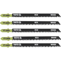 Yato YT-3409 lama per sega a gattuccio, sega a traforo e sega universale Lama per seghetto alternativo Acciaio al carbonio (HCS) 5 pz