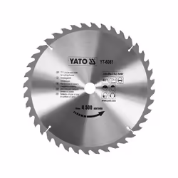 Yato YT-6081, Plastica, Legno, 35 cm, 3 cm, Punta a carburo di tungsteno (TCT), 2,5 mm, 4500 Giri/min