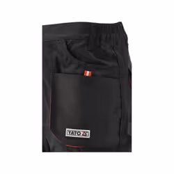 Yato YT-8027 vestito da lavoro Pantaloni Nero, Rosso - Vista aggiuntiva 6