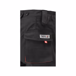 Yato YT-8028 vestito da lavoro Pantaloni Nero, Rosso - Vista aggiuntiva 8