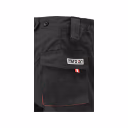 Yato YT-8029 vestito da lavoro Pantaloni Nero, Rosso - Vista aggiuntiva 8