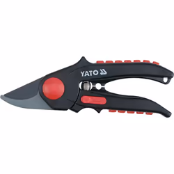Yato YT-8811, Bypass, PVC, Nero, Rosso, Acciaio al carbonio, Nero/Acciaio inossidabile, 190 mm