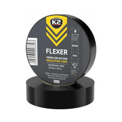 K2 - flexer taśma izolacyjna duża czarna 19mm x20m