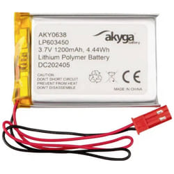 Akyga AKY0638 ricambio per cellulare Batteria Argento