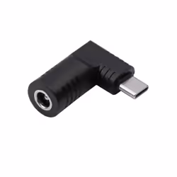Akyga AK-ND-D06 adattatore per inversione del genere dei cavi USB type C 5.5 x 2.5 mm Nero - Vista aggiuntiva 3