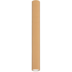 Sollux - Lampada da soffitto Karbon d'oro 6.5x60x6.5cm