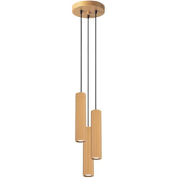 Sollux - Lampada a sospensione Karbon d'oro 19.5x108x19.5cm