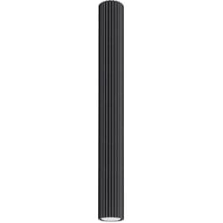 Sollux - Lampada da soffitto Karbon nero 6.5x60x6.5cm
