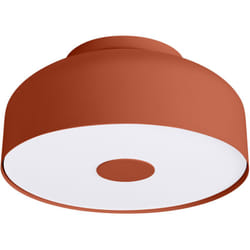 Lampada da soffitto Omiq ocra rossa 30x15x30cm Sollux
