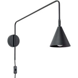 Lampada da parete Nox nero 14x30x61cm Sollux