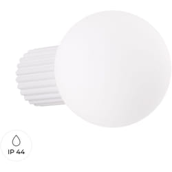 Sollux - Lampada da parete Halo bianco 12x12x17cm